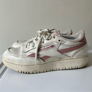 White Platform Shoes  (Reebok)